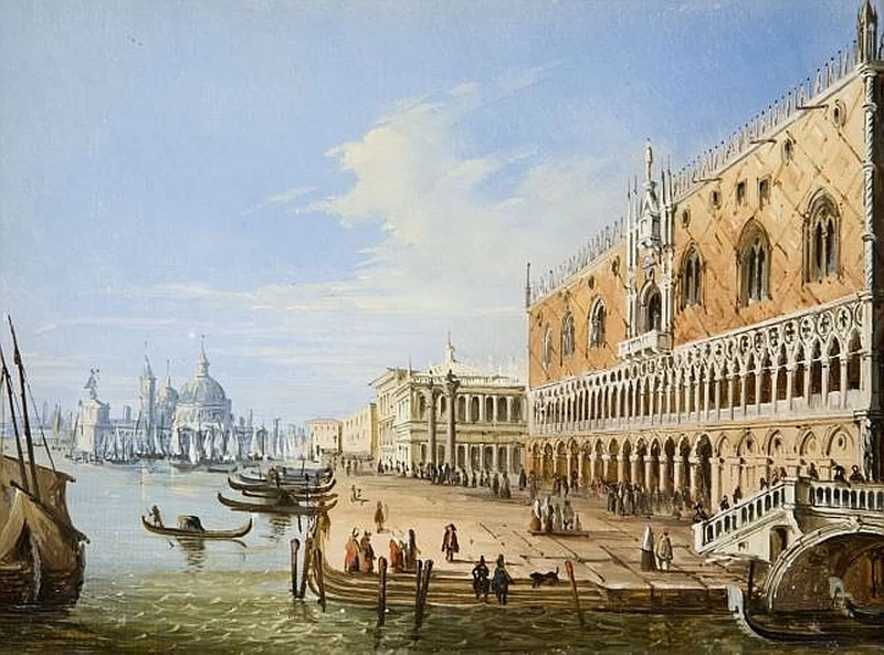 Veduta del Palazzo Ducale e del Bacino di San Marco